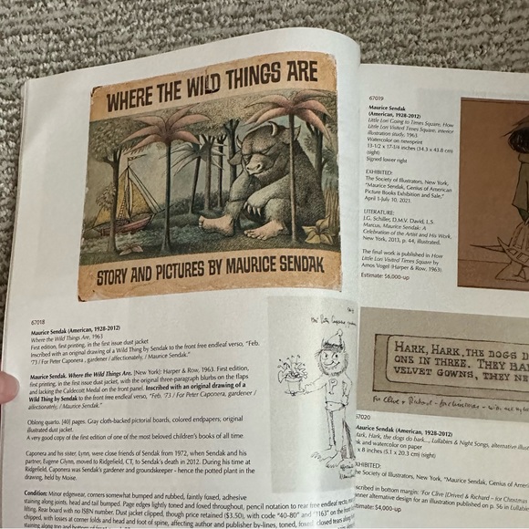 Heritage Auction’s Maurice Sendak Edition - Picture 7 of 7